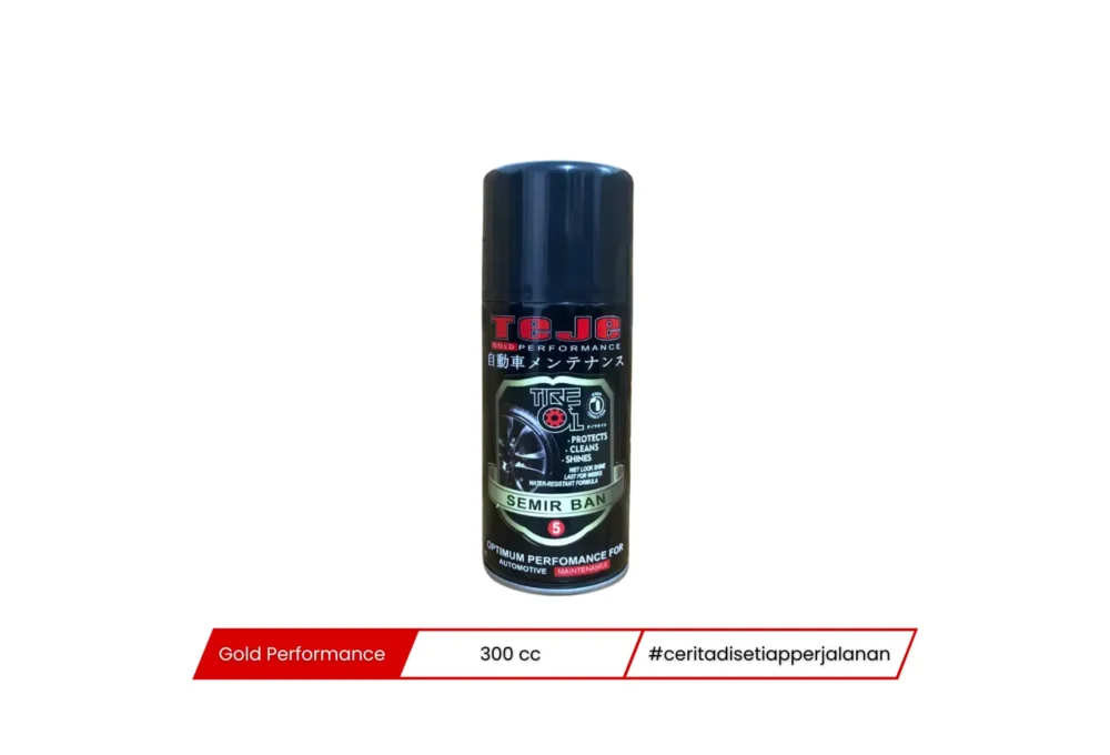 TeJe Semir Ban Tire Polish Hitam Kilap Wet Look