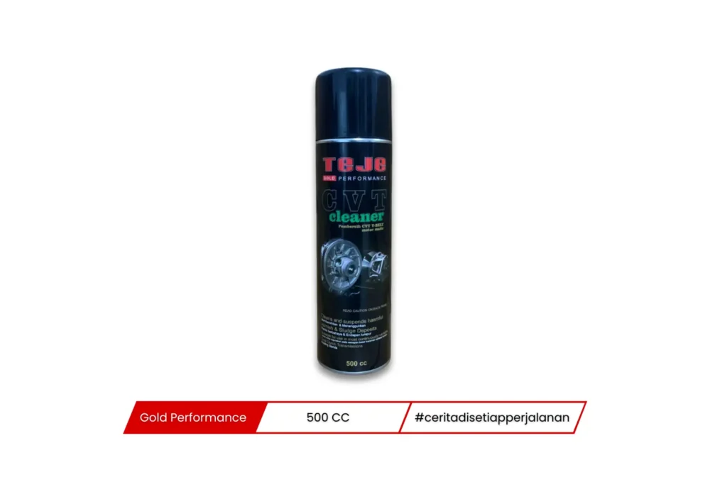 cvt cleaner,pembersih cvt,anti gredek,pembersih kampas rem,servis cvt,degreaser spray,pembersih vbelt,perawatan matic,teje cvt cleaner